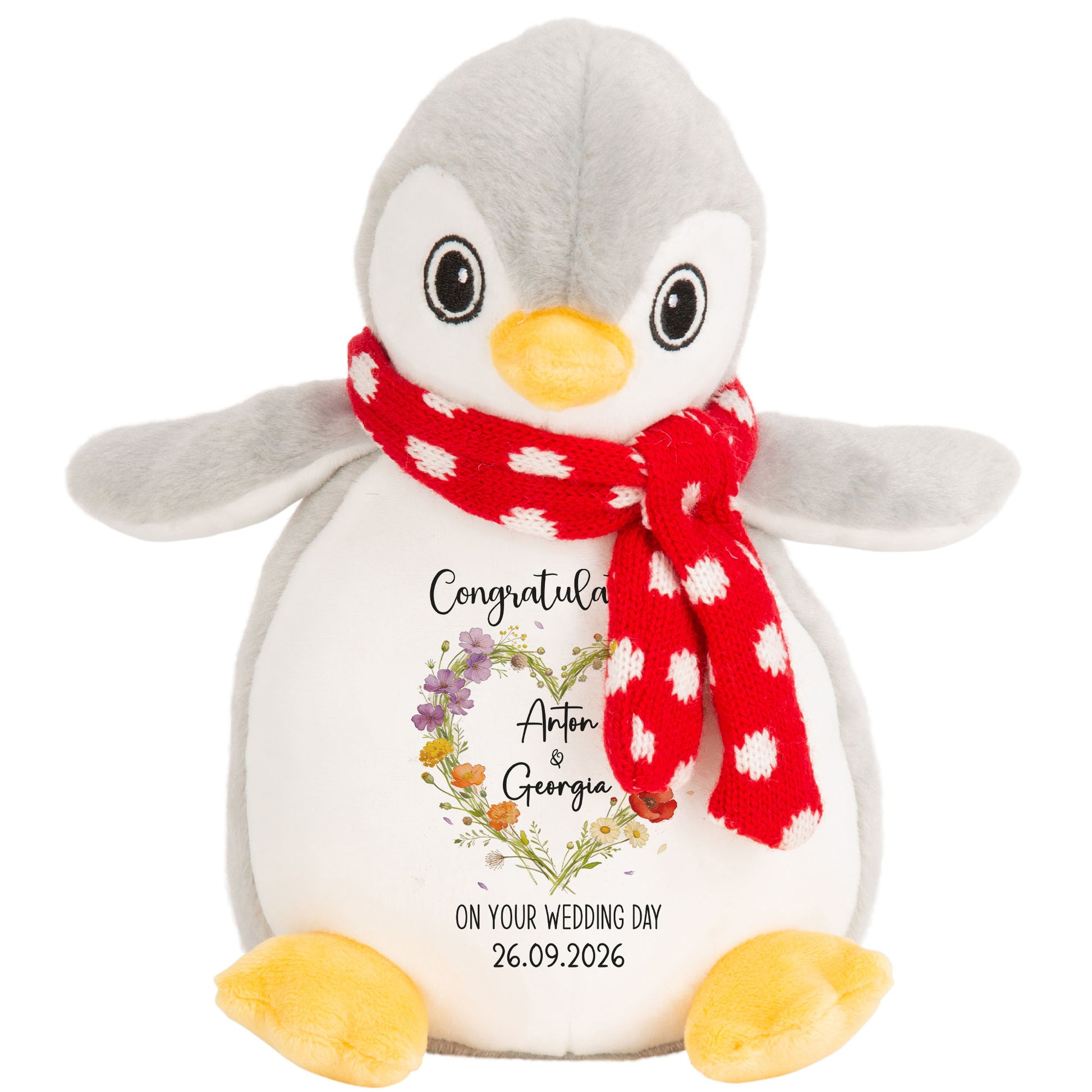 penguin teddy personalised teddy bear