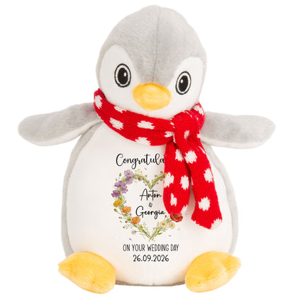 penguin teddy personalised teddy bear