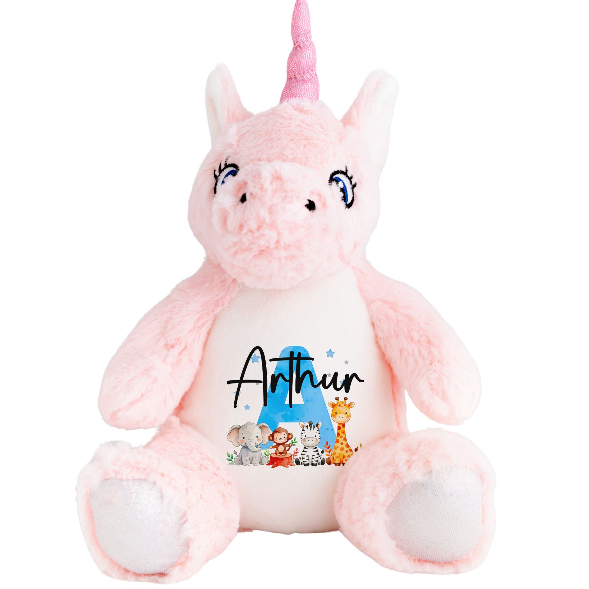 unicorn teddy personalised teddy bear