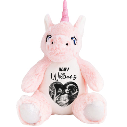 unicorn teddy personalised teddy bear