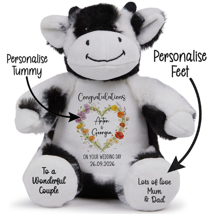Personalised 'Congratulations on Your Wedding Day' Teddy Bear